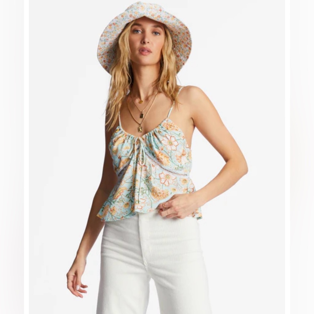 Billabong Women's Just For You Floral Cami Top, Size large